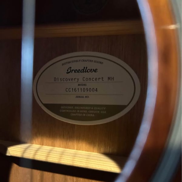 Breedlove “discovery concert MH” acoustic guitar
