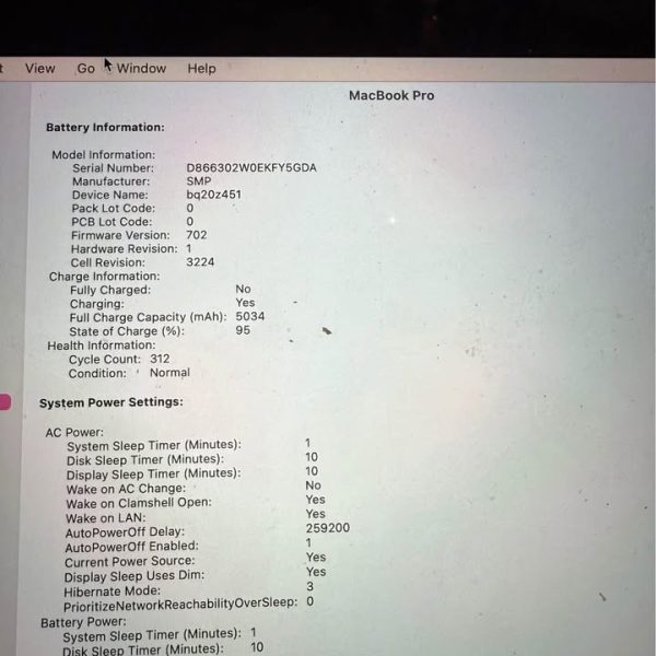 Macbook Pro 13 inch 2015