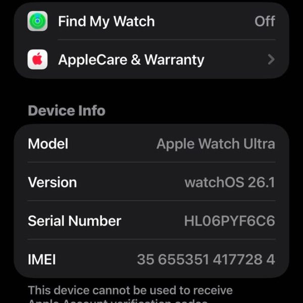 Apple Watch Ultra 1st Gen