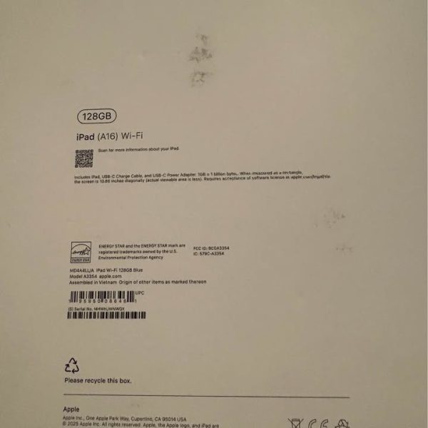 IPad A16 - 128gb