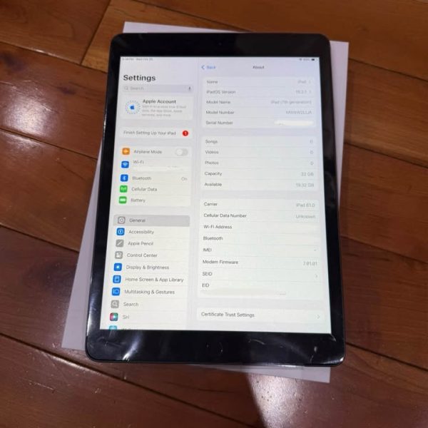 7th Generation iPad 32gb