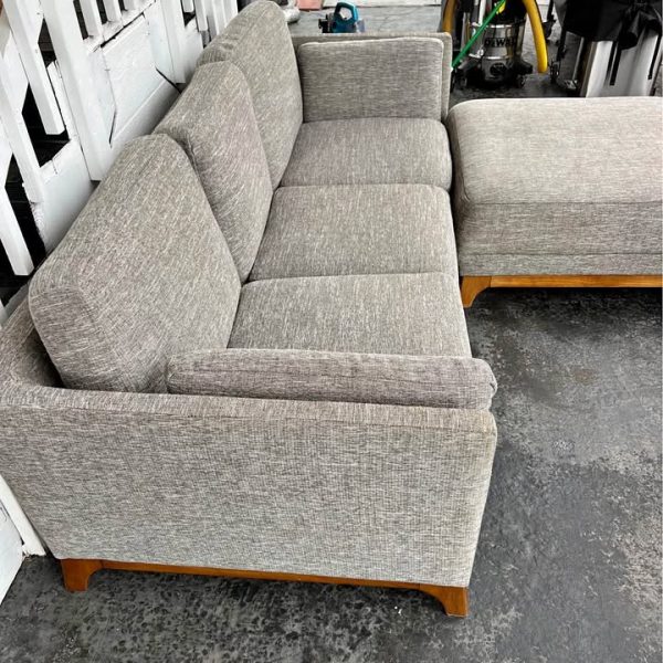 Article Couch with ottoman