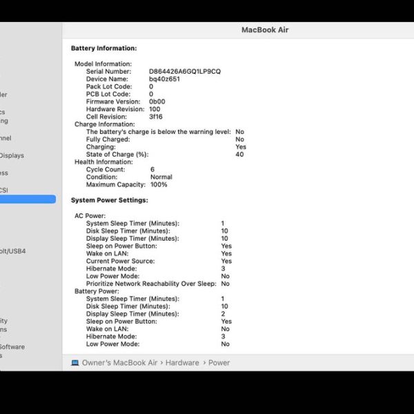 Apple MacBook Air (15-inch, M3, 2024)