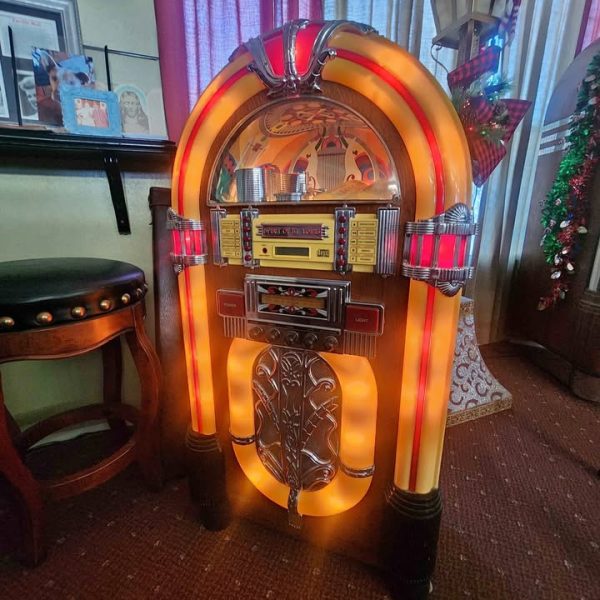 Jukebox Depth 11inc 40inc tall 23inc wide