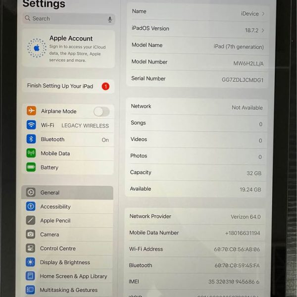 iPad 6 Unlocked LTE & WiFi 32gb Great Condition