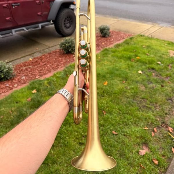 Custom refurbished old trumpet and finish
