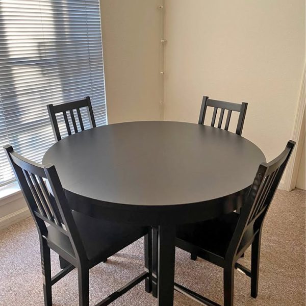 Dining table set for 4
