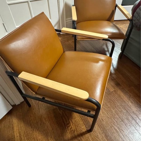 Pair of Sauder Boulevard Café Lounge Chairs