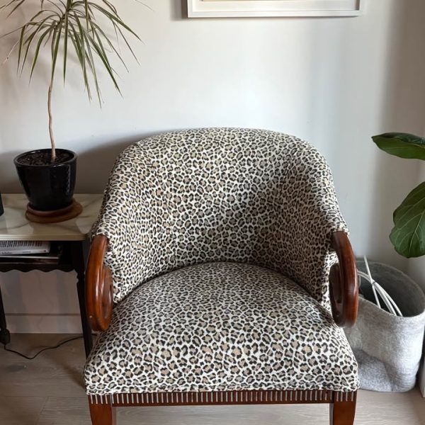 MCM Leopard Print Chair