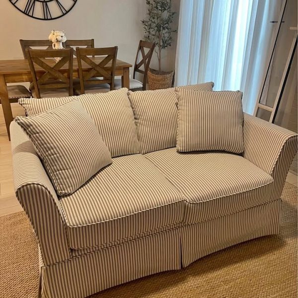 Linen sofa
