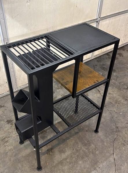 Custom Rocket stove with table