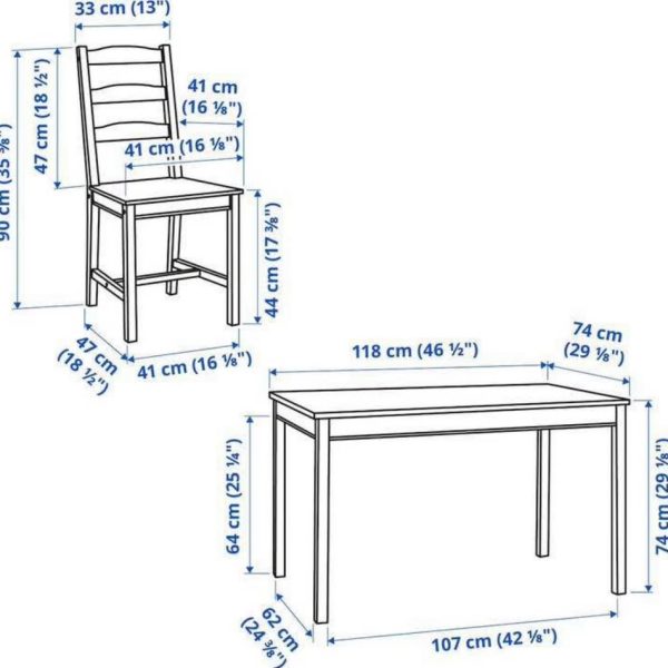 In Great Condition IKEA JOKKMOKK Dining Set