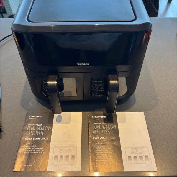 Chefman Airfryer 2 compartment 6 quart