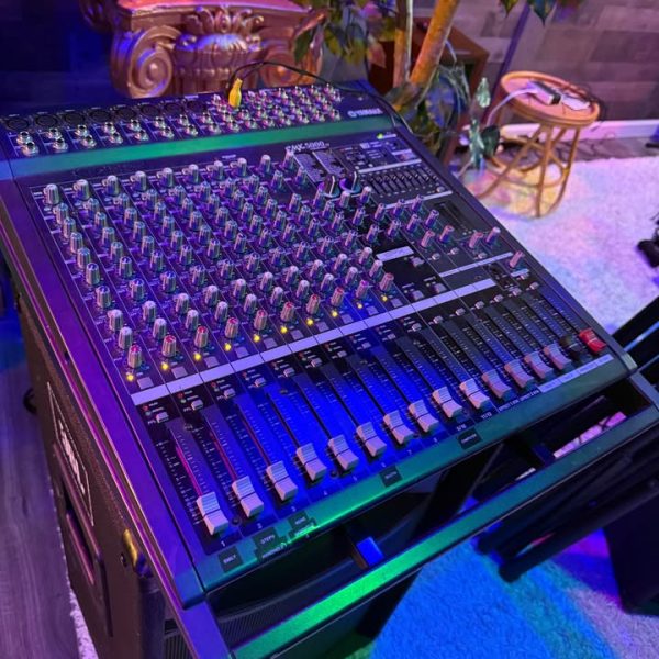 JBL PA System w/ Yamaha Powered Mixer – Loud, Reliable, Ready for Gigs