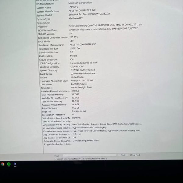 Asus Zenbook Pro UX582ZW